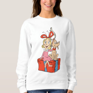 Moletom Cindy Lou Quem e Max em um Presente