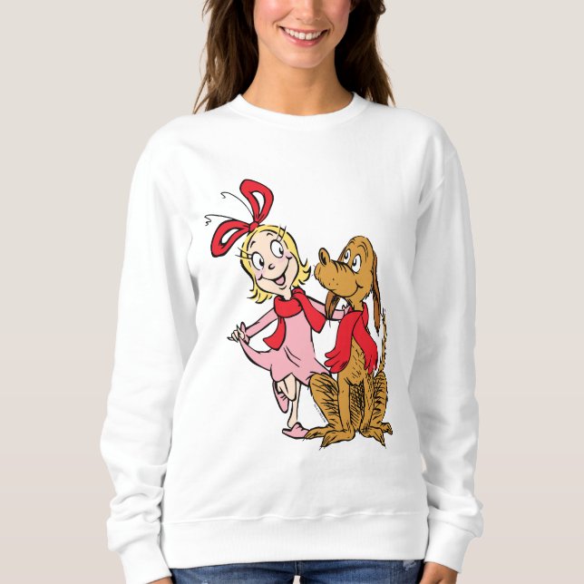 Moletom Cindy Lou Who e Max o Cachorro (Frente)