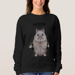 Moletom Cinza Anã Anã Formação Muscular de Hamster Arranjo