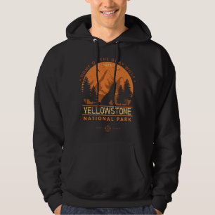 Moletom Cinza De Uivela Selvagem De Uivela Longa, Yellowst
