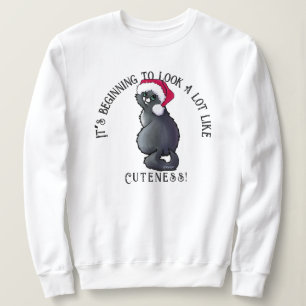 Moletom Cinza KiniArt Camisola de Natal