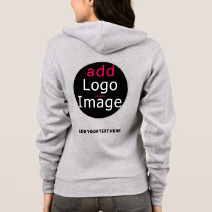 Moletom Cinza Pálida de Branding Personalizada de Chic Pro