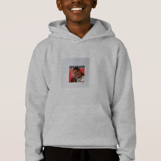 Moletom Cinza Quavo Huncho Para Meninos Crianças