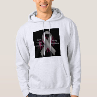 Moletom Cinzas - Consciência do Tumor Cerebral - Roupa