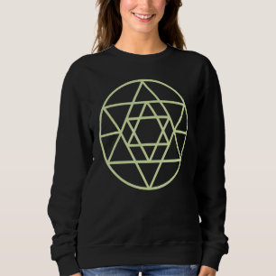 Moletom Círculo de Geometria Sagrada Magia Oculta Triângul