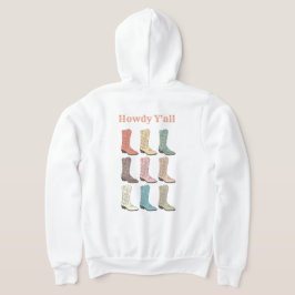 Moletom CISV Austin Cowboy Boots Zipper Hoodie