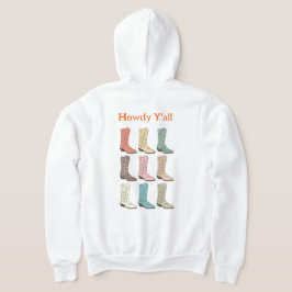 Moletom CISV Austin Cowboy Boots Zipper Men's Hoodie