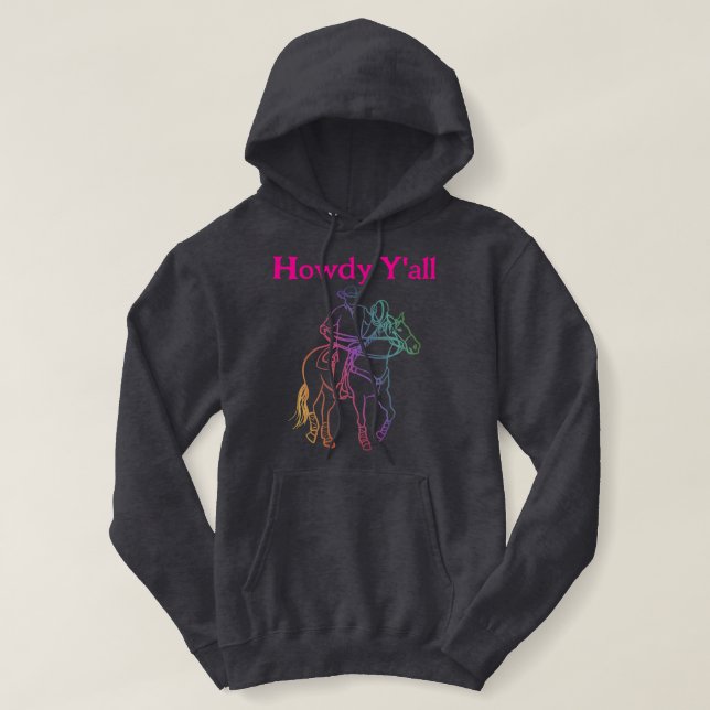 Moletom CISV Austin Howdy Cowboy Women's (Frente do Design)