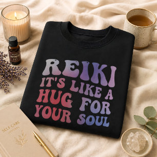 Moletom Citação de Abraço de Reiki para a Alma - Arte de C