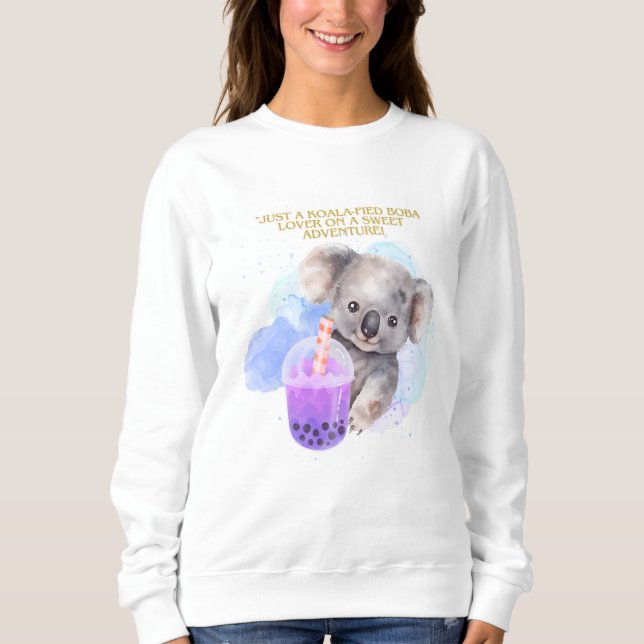 Moletom citação de kohala - apenas aventura de kohala boba (Frente)