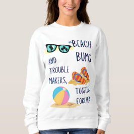 Moletom citação do dia de praia