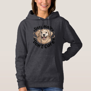 Moletom Citação engraçada de Cabelo de Cachorro Golden Ret