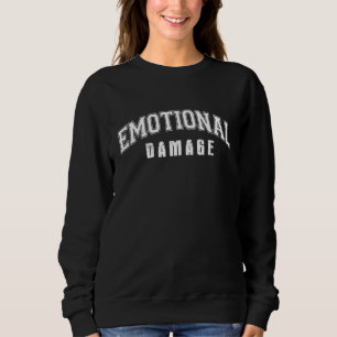 Moletom Citação Engraçada de Memória de Danos Emocionais