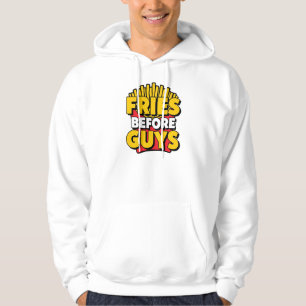 Moletom Citação "Fries Before Cara" Engraçada