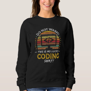 Moletom Citação Gráfica de Programação de Computador Desen
