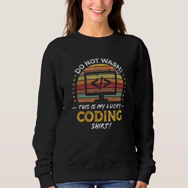 Moletom Citação Gráfica de Programação de Computador Desen (Frente)