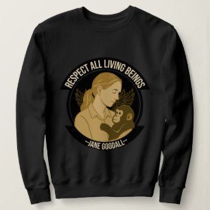 Moletom Citação Inspirada em Jane Goodall
