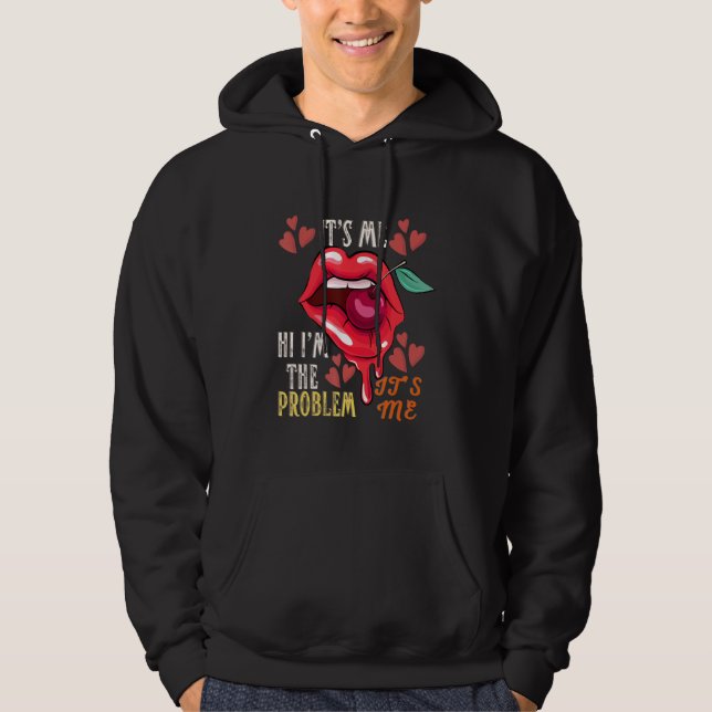 Moletom Citação Sou eu Oi, sou o problema Sou eu 7 (Frente)