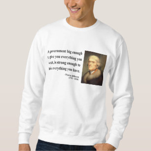 Moletom Citações 1c de Thomas Jefferson