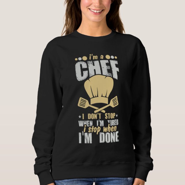 Moletom Citações de Comida de Chef (Frente)