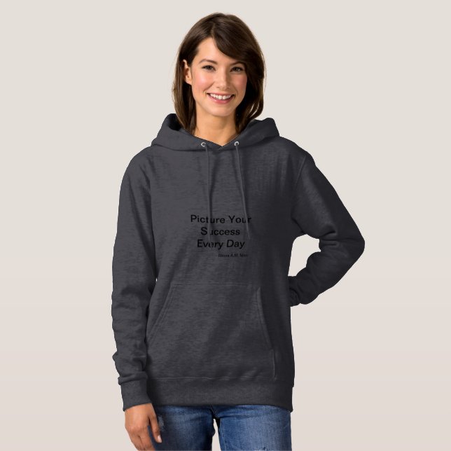 Moletom Citações Inspirativas de Sweatshirt Encapuzada (Frente Completa)