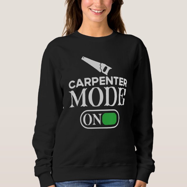 Moletom Citar Modo Carpinteiro Ativado  Carpinteiro (Frente)