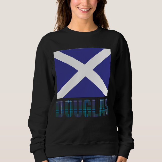 Moletom Clan Douglas Tartan Scottish Family Name Scotland (Frente)