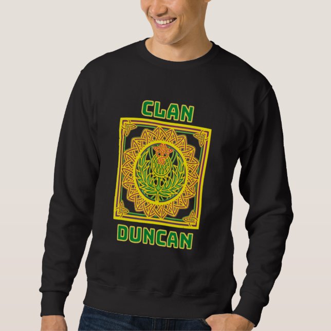 Moletom Clan Duncan Scottish Celtic Thistle (Frente)