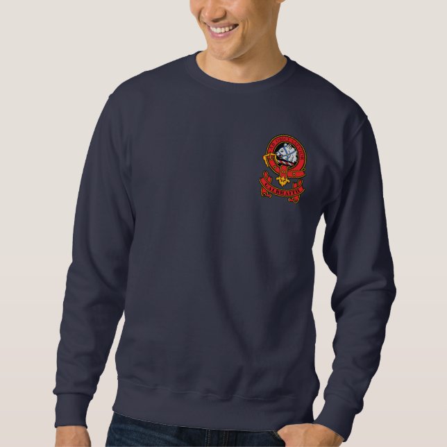 Moletom Clan Galbraith Mens Sweatshirt com Crest (Frente)