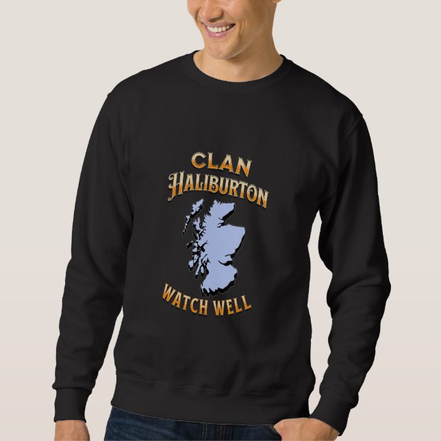 Moletom Clan Haliburton Scottish Motto Crest (Frente)