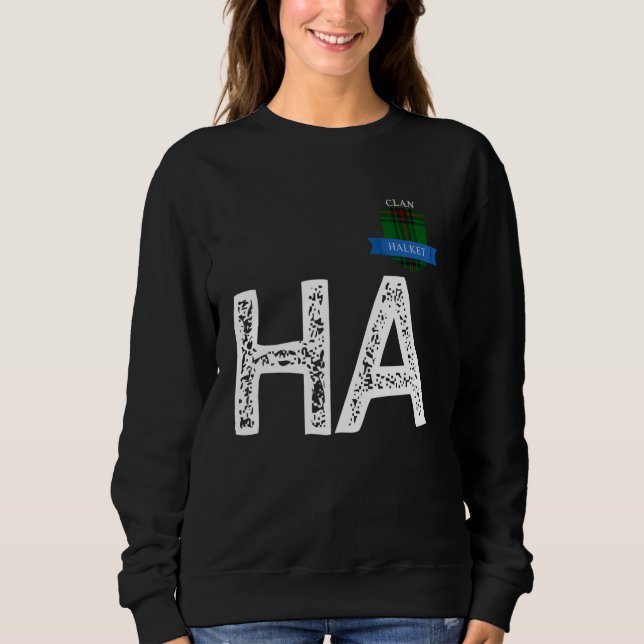 Moletom Clan Halket H e A Family Matching (Frente)