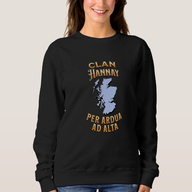 Moletom Clan Hannay Scottish Motto Crest (Frente)