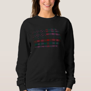 Moletom Clan Logan Scottish Tartan US flag kilt Scotland