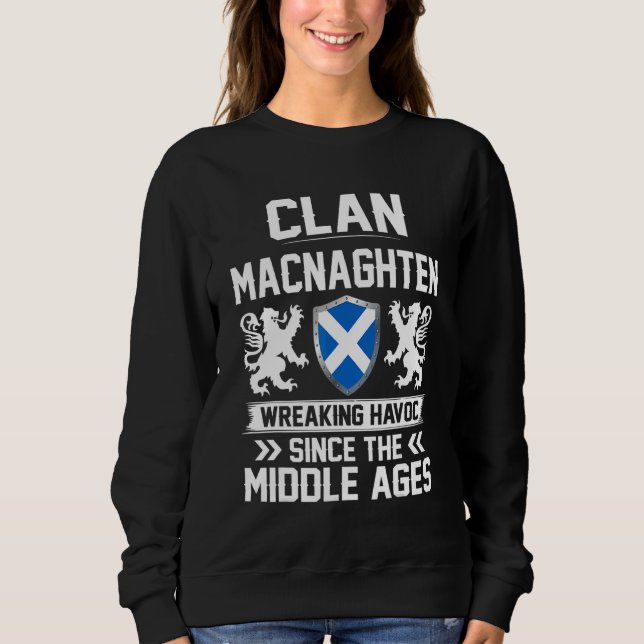 Moletom Clan Macnaghten Scottish Family Clan Scotland Wrea (Frente)