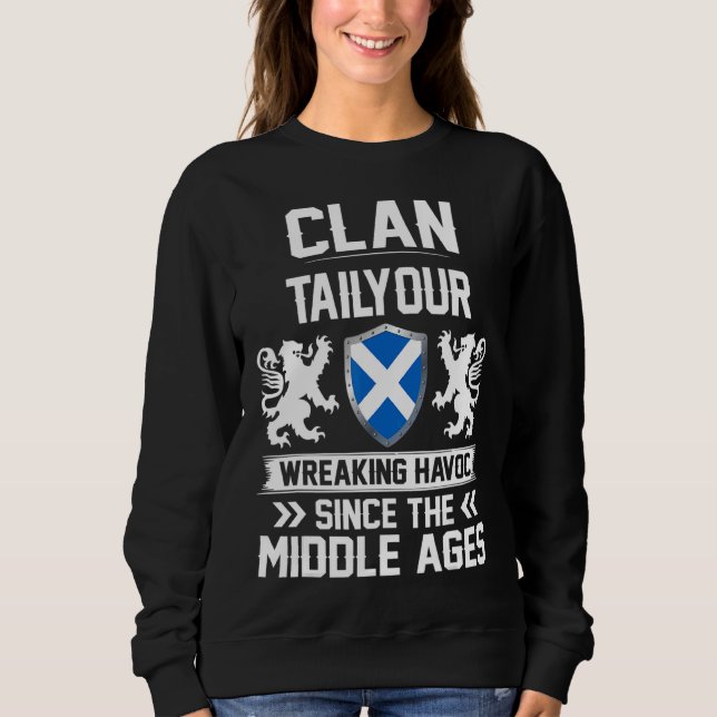 Moletom Clan Tailyour Scottish Family Clan Scotland Wreaki (Frente)