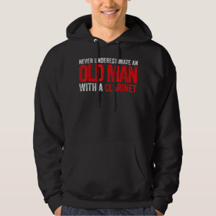 Moletom Clarinet Player Music Old Man Funny Gift3