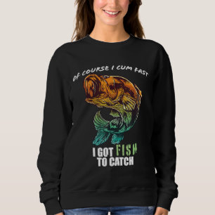 Moletom Claro Que Tenho Peixe Para Pegar.