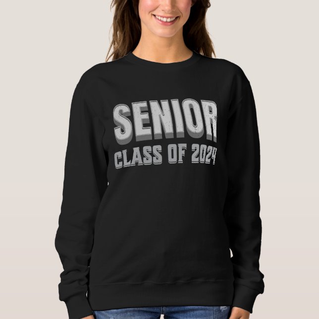 Moletom Class of 2024 Senior Graduation Senior Class of 20 (Frente)