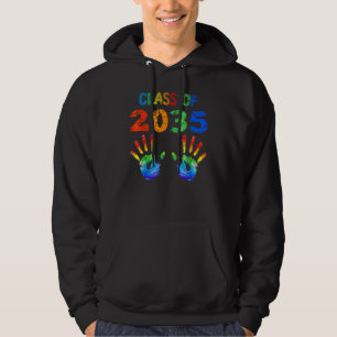 Moletom Classe De 2035 Cresce Com Mim Color Handprint Grad
