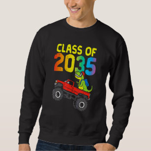 Moletom Classe De 2035 Rex Dinossaur Monster Truck Boys Fo