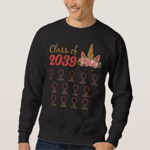 Moletom Classe De 2039 Cresce Comigo No Primeiro Dia Da Fa