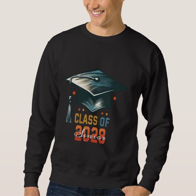 Moletom Classe De Formando Futuro Da Escola De Licenciação (Frente)