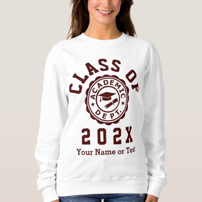 Moletom Classe De Graduação 20XX (Frente)