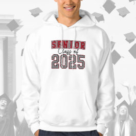 Moletom Classe de mais velho 2025 Vermelho Retroativo