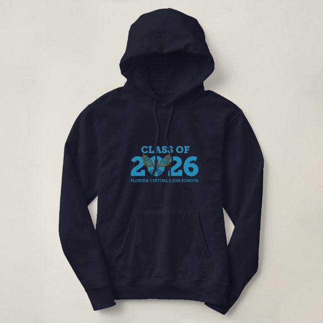 Moletom Classe FVHS de 2026 Hoodie, feminino (Frente do Design)