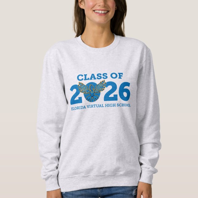 Moletom Classe FVHS de 2026 Sweatshirt (Ash) (Frente)