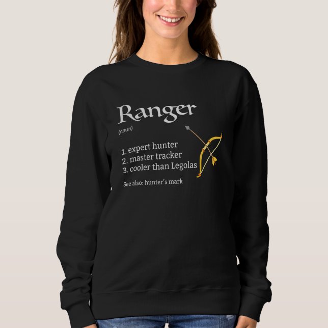 Moletom Classe Ranger Dungeons & Rpg Dragões (Frente)