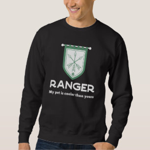 Moletom Classe Ranger RPG - Meu Pet É Mais Legal Que Seu G