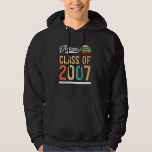 Moletom Classe Vintage do Segundo grau 2007 ou College Gra