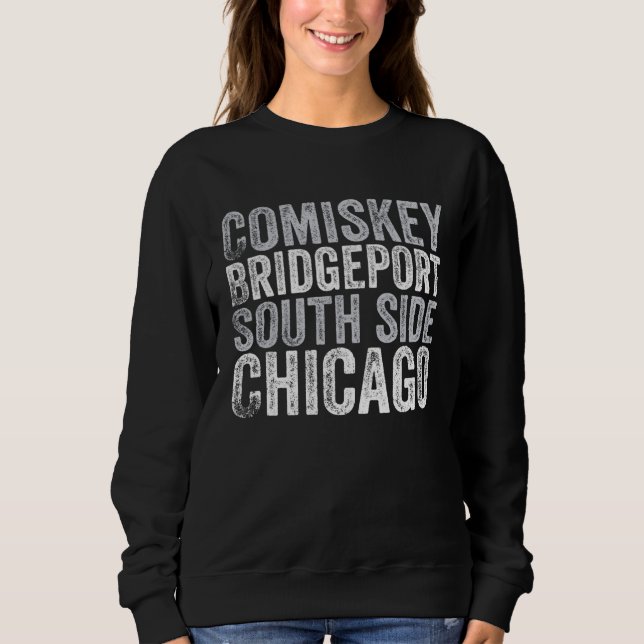 Moletom Classic Chicago Illinois Baseball Fan Comiskey Ret (Frente)